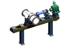 CAD model of the valve construction