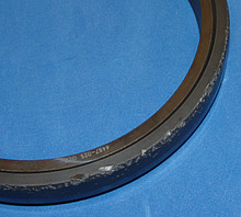 Slide ring seal after long-term experiment at pump test rig