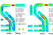 Optimierung Mischgasleitung - CFD - Numerische Simulation