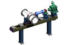 CAD-Modell des Klappenaufbaus