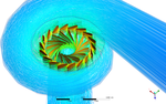 Numerische Strömungssimulation  Spirale - Turbine