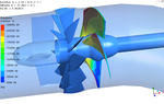 Numerische Strömungssimulation Rohrturbine